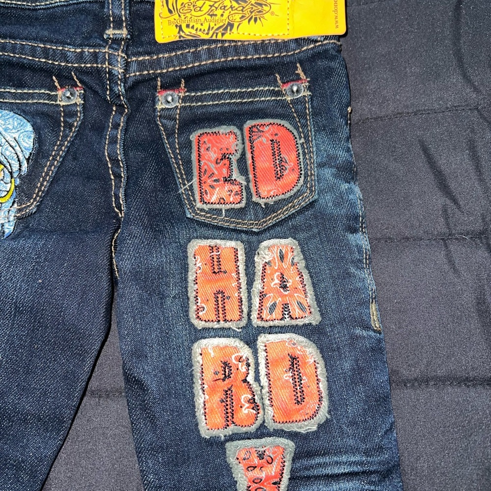 Ed Hardy Kids Bootcut Jeans Sz 3